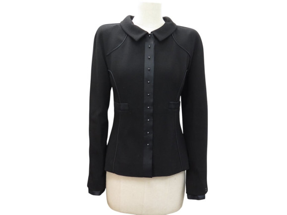 veste chanel cintree boutons perles p19762 s 36