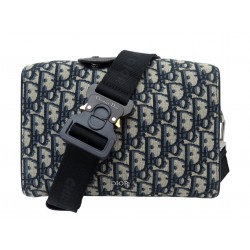 NEUF SAC A MAIN POCHETTE DIOR LINGOT POUCH JACQUARD OBLIQUE 1ADP0026YKY 2500€