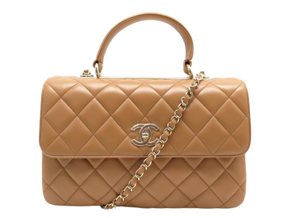  sac a main chanel trendy cc handle cuir matelasse