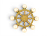  broche chanel gouvernail perles 1994 en metal