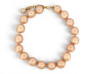  collier chanel sautoir en perles de verre rose