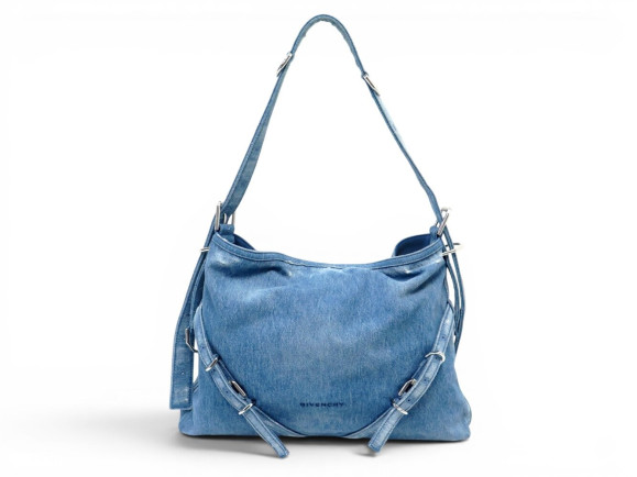sac a main givenchy voyou medium denim bleu effet