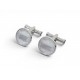 NEUF BOUTONS DE MANCHETTES MONTBLANC URBAN SPIRIT GLASS 114768 CUFFLINKS 420€