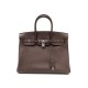  SAC A MAIN HERMES BIRKIN 35 CM CUIR TOGO CACAO 