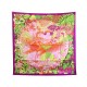 NEUF FOULARD HERMES FLAMINGO PARTY LAURENCE TOUTSY CARRE 90 SOIE SILK SCARF 580€