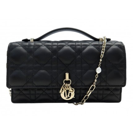 SAC A MAIN CHRISTIAN MY DIOR MINI S0980ONMJ CUIR CANNAGE BANDOULIERE BAG 2600€