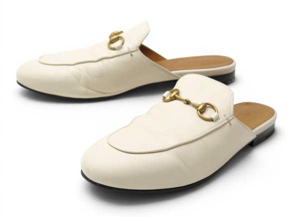 chaussures gucci mules princetown mors 423513 37.5 it