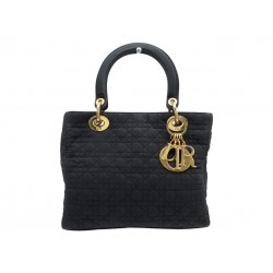 VINTAGE SAC A MAIN CHRISTIAN DIOR LADY MEDIUM TOILE CANNAGE PURSE HAND BAG 4400€