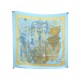 NEUF FOULARD HERMES LES LEGENDES DE L ARBRE FAIVRE CARRE 90 EN SOIE SCARF 580€