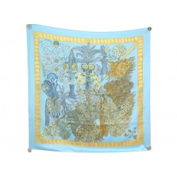 NEUF FOULARD HERMES LES LEGENDES DE L ARBRE FAIVRE CARRE 90 EN SOIE SCARF 580€
