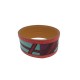 NEUF BRACELET HERMES PETIT H MANCHETTE T20 CUIR ET SOIE BOITE STRAP BANGLE 450€