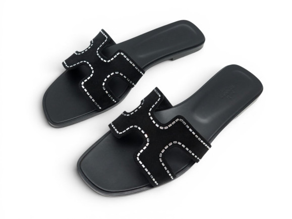  chaussures hermes sandales oran 42 daim noir