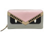 portefeuille fendi zip around monster eyes 8m0299