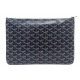 NEUF SAC GOYARD POCHETTE SENAT MM TOILE GOYARDINE BLEUE CANVAS POUCH CLUTCH BAG