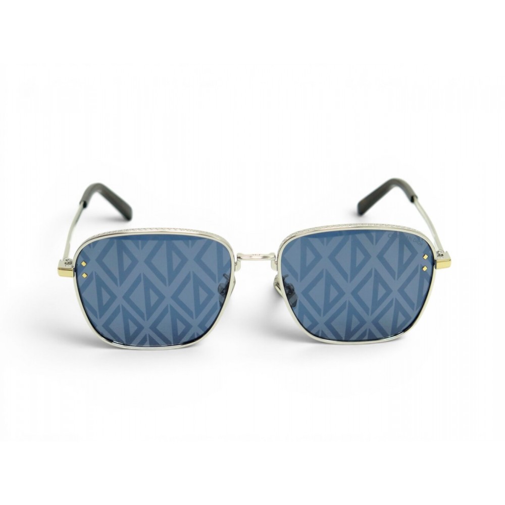 NEUF LUNETTES DE SOLEIL DIOR CD DIAMOND S4U F2B4 EN ACIER + ETUI SUNGLASSES 580€