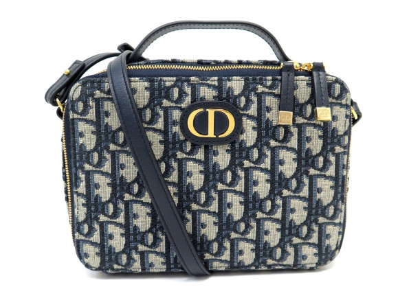 NEUF SAC A MAIN CHRISTIAN DIOR 30 MONTAIGNE TOILE OBLIQUE HAND BAG PURSE 2900€