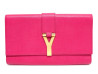 SAC A MAIN SAINT LAURENT POCHETTE CHYC 265701 CUIR ROSE POUCH CLUTCH BAG 1400€