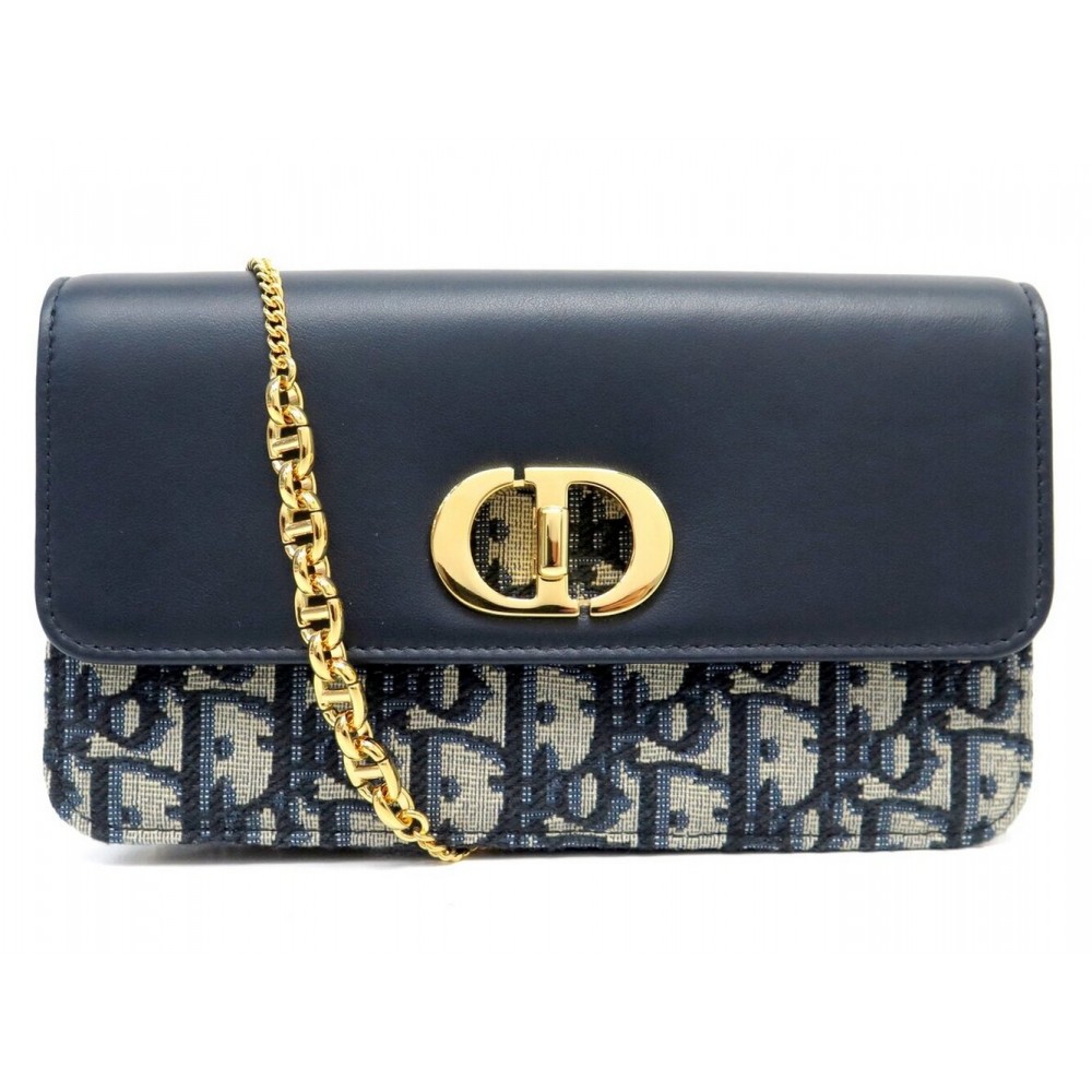 NEUF SAC A MAIN CHRISTIAN DIOR CARO POUCH MO928U TOILE OBLIQUE BANDOULIERE 2100€