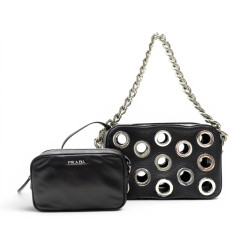  sac a main prada 1ba028 chaine oeillets pochette