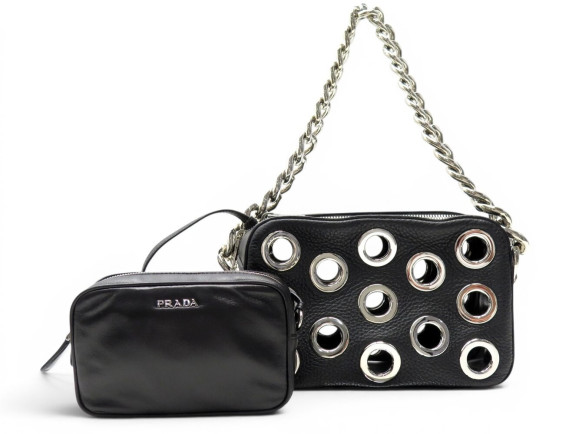  sac a main prada 1ba028 chaine oeillets pochette