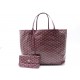 SAC A MAIN GOYARD CABAS SAINT LOUIS GM EN TOILE GOYARDINE BORDEAUX HAND BAG TOTE