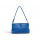 SAC A MAIN BOTTEGA VENETA HOBO CUIR INTRECCIATO BLEU PORTE EPAULE HAND BAG 2500€