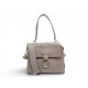 NEUF SAC A MAIN CHLOE TESS EN CUIR GRAINE GRIS BANDOULIERE PURSE HAND BAG 1790€