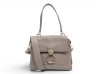 sac a main chloe tess en cuir graine gris
