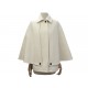 MANTEAU CHRISTIAN DIOR CAPE CROISIERE 417C29A1419 S 36 EN LAINE BLANC COAT 3500€