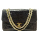 VINTAGE SAC A MAIN CHANEL CLASSIQUE TIMELESS MEDIUM EN CUIR DE CROCODILE PURSE