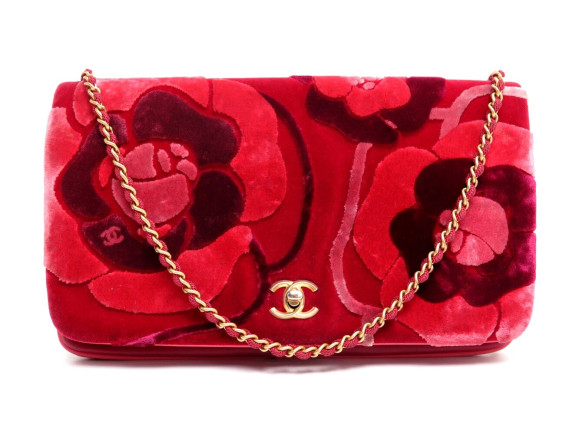 sac a main chanel timeless simple rabat camelia en