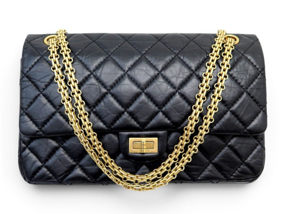 sac a main chanel grand 2.55 a37587 cuir