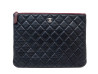  sac chanel pochette zippee classique cuir
