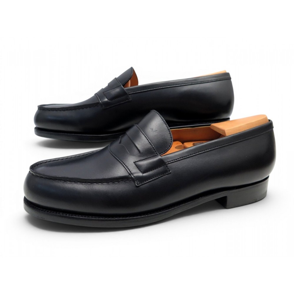 NEUF CHAUSSURES JM WESTON MOCASSINS 180 7.5D 41.5 CUIR EMBAUCHOIRS SHOES 983€