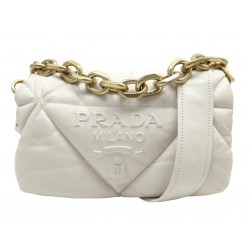 SAC A MAIN PRADA SPECTRUM EN CUIR NAPPA BANDOULIERE CHAINE DOREE HAND BAG 3200€