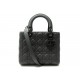 SAC A MAIN CHRISTIAN DIOR LADY MEDIUM CUIR NOIR SO BLACK M0565SLOI BAG 5900€