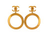 boucles d'oreilles chanel creoles anneau xxl