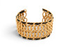  bracelet chanel manchette chaine cuir