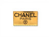 broche chanel plaque logo cc 1988 lagerfeld en
