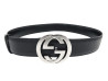 ceinture gucci boucle gg 114984 t90 cuir signature