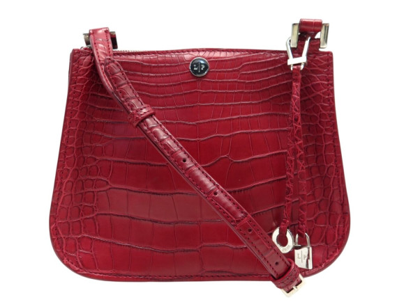 sac a main loro piana milky way cuir crocodile