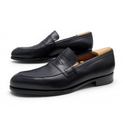 CHAUSSURES JM WESTON ETON 489 8D 42 MOCASSINS EN CUIR BOX NOIR EMBAUCHOIRS 1010€