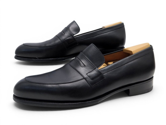 chaussures jm weston eton 489 8d 42 mocassins en cuir