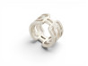 bague hermes arcane gm taille 53 en argent massif 925