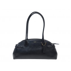 NEUF SAC A MAIN COACH EMPIRE 34 CCM57 EN CUIR GRAINE NOIR LEATHER HAND BAG 495€