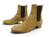 chaussures bottines saint laurent 592017 chelsea tan
