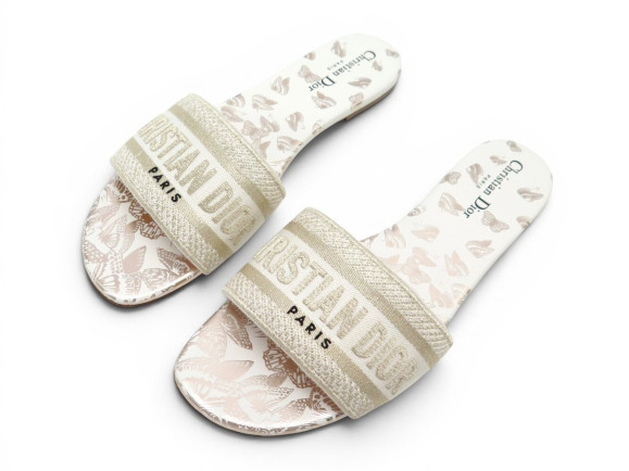 chaussures christian dior mules dway papillons cuir
