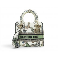 NEUF SAC A MAIN CHRISTIAN LADY DIOR D-LITE MEDIUM TOILE DE JOUY MEXICO BAG 5900€