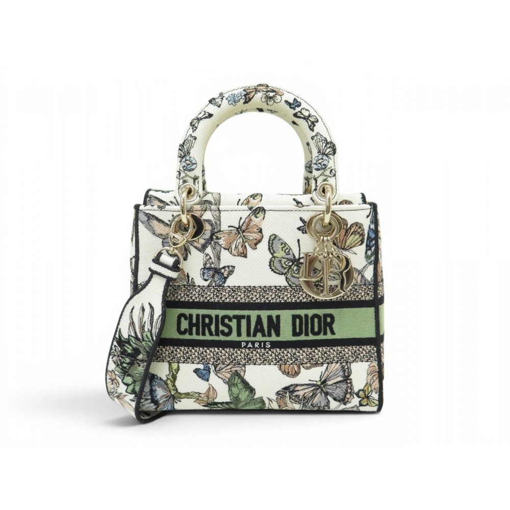 NEUF SAC A MAIN CHRISTIAN LADY DIOR D-LITE MEDIUM TOILE DE JOUY MEXICO BAG 5900€