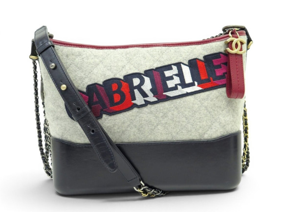 sac a main chanel gabrielle gm feutre matelasse cuir